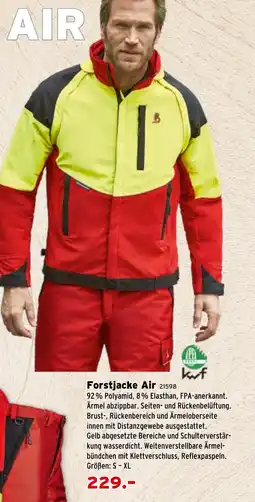 Salzburger Lagerhaus Forstjacke Air Angebot