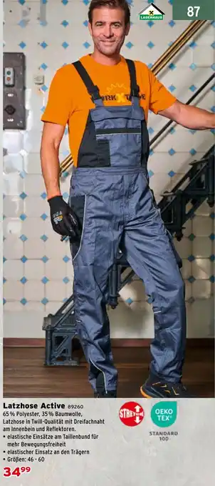 Salzburger Lagerhaus Latzhose Active Angebot