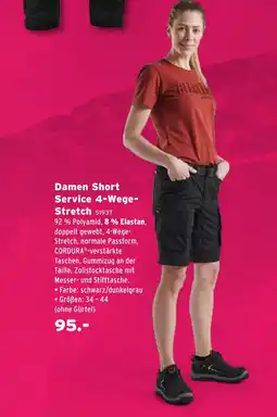 Salzburger Lagerhaus Damen Short Service 4-Wege- Stretch Angebot