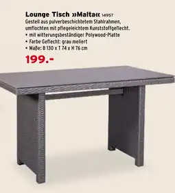 Salzburger Lagerhaus Lounge Tisch Malta Angebot