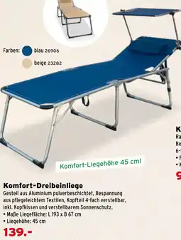 Salzburger Lagerhaus Komfort-Dreibeinliege Angebot