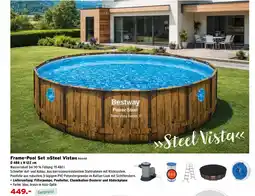 Salzburger Lagerhaus Frame-Pool Set Steel Vista Angebot