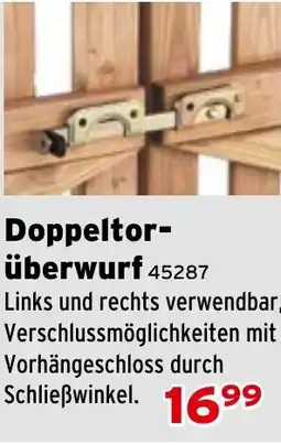 Salzburger Lagerhaus Doppeltor- überwurf Angebot