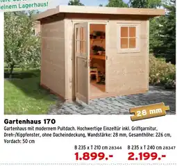 Salzburger Lagerhaus Gartenhaus 170 Angebot