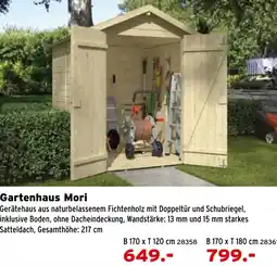 Salzburger Lagerhaus Gartenhaus Mori Angebot