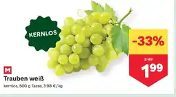 MPreis Trauben weiß Angebot