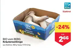 MPreis BIO vom BERG Kräuterseitlinge Angebot