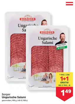 MPreis Sorger ungarische salami Angebot