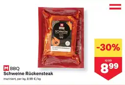 MPreis BBQ Schweine Rückensteak Angebot