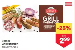 MPreis Berger Grillvariation Angebot