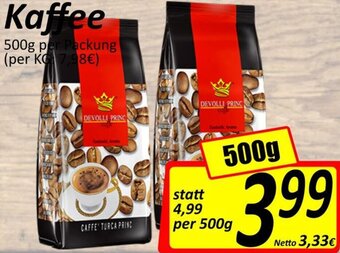 Wurstico Kaffee 500g Angebot