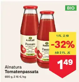MPreis Alnatura Tomatenpassata Angebot