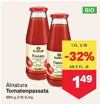 MPreis Alnatura Tomatenpassata Angebot