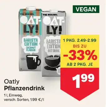MPreis Oatly Pflanzendrink Angebot