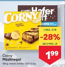MPreis Corny Müsliriegel Angebot