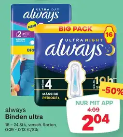 MPreis always Binden ultra Angebot