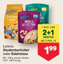 MPreis Lorenz Studentenfutter oder Edelnüsse Angebot