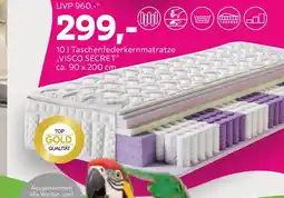 Mömax Taschenfederkernmatratze VISCO SECRET Angebot