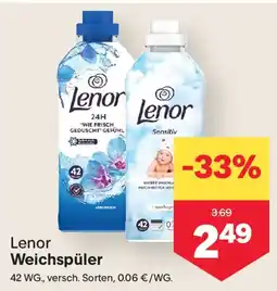 MPreis Lenor Weichspüler Angebot