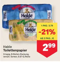 MPreis Hakle Toilettenpapier Angebot