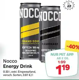 MPreis Nocco Energy Drink Angebot
