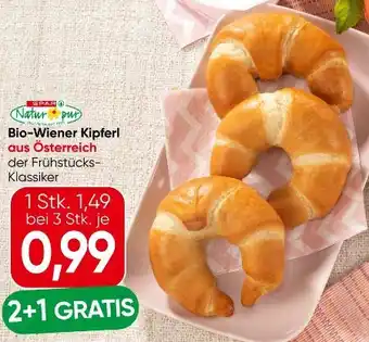 Eurospar Spar Natur pur Bio-Wiener Kipferl Angebot