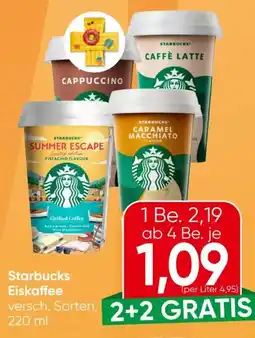 Eurospar Starbucks Eiskaffee Angebot