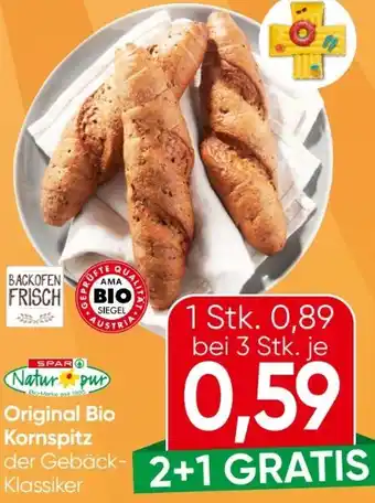 Eurospar Spar Natur pur Bio-Kornspitz Angebot