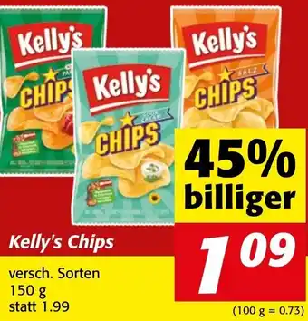 Strasser Markt Kelly's Chips 150g Angebot