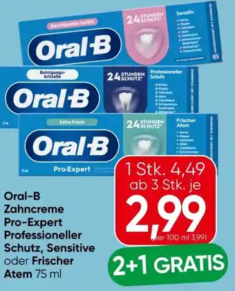 Eurospar Oral-B Zahncreme Pro Expert Angebot