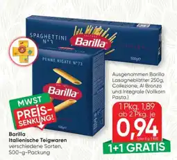 SPAR Gourmet Barilla Teigwaren Angebot