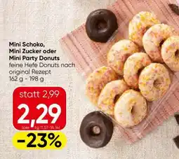 Eurospar Mini Schoko, Mini Zucker oder Mini Party Donuts Angebot