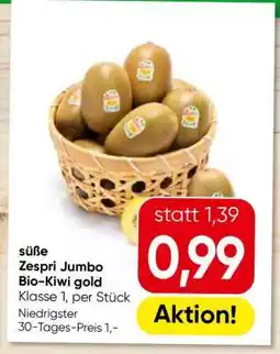 Eurospar süße ZESPRI Jumbo Bio-Kiwi gold Angebot