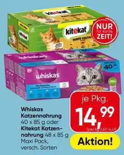 Eurospar Whiskas Katzennahrung oder Kitekat Katzennahrung Angebot