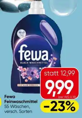 Eurospar Fewa Feinwaschmittel Angebot