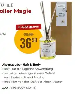 Martin Reformstark Alpenzauber Hair & Body Angebot