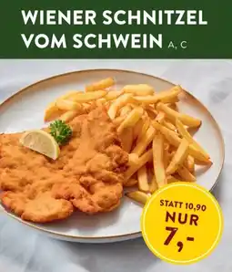 Interspar Restaurant Wiener schnitzel vom schwein a, c Angebot