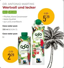Martin Reformstark Coco water pure Angebot