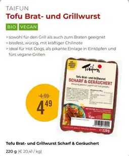 Martin Reformstark TAIFUN Tofu Brat- und Grillwurst Scharf & Geräuchert Angebot