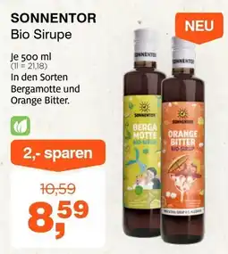 Prokopp Sonnentor bio sirupe Angebot