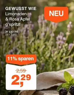 Prokopp Gewusst wie limonaden & rosa apfel g'spritzt Angebot