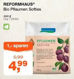Prokopp Reformhaus bio pflaumen softies Angebot