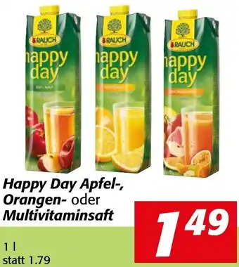 Happy Day Apfel-Orangen Oder Multivitaminsaft