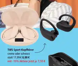 Pagro Diskont Tws sport-kopfhörer creme oder schwarz Angebot