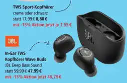 Pagro Diskont In-Ear TWS Kopfhörer Wave Buds JBL Deep Bass Sound Angebot