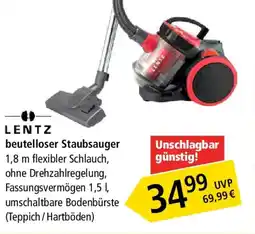 Pagro Diskont LENTZ beutelloser Staubsauger Angebot