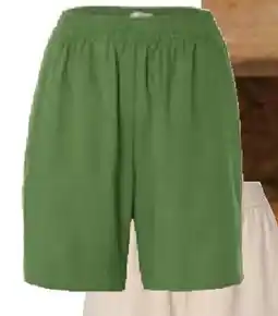 Tchibo Eduscho Leinenshorts, grün Angebot