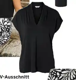 Tchibo Eduscho Blusenshirt mit V-Ausschnitt Angebot