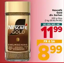 Billa Nescafe gold Angebot