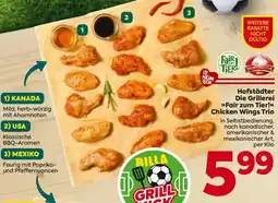 Billa Hofstädter Die Grillerei Fair zum Tier! Chicken Wings Trio Angebot